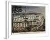 View of a Party Celebrated Among the Ruins of the Bastille Prison-null-Framed Giclee Print