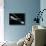 View of a Passenger Jet Flying-null-Stretched Canvas displayed on a wall