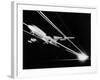 View of a Passenger Jet Flying-null-Framed Photographic Print