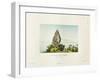 View of a Peak on the Island of Bora Bora-Ambroise Tardieu-Framed Giclee Print