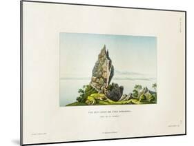 View of a Peak on the Island of Bora Bora-Ambroise Tardieu-Mounted Giclee Print