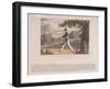 View of a Pedestrian Hobbyhorse, 1819-null-Framed Giclee Print