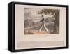 View of a Pedestrian Hobbyhorse, 1819-null-Framed Stretched Canvas