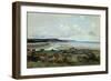 View of a Port in Brittany-null-Framed Giclee Print