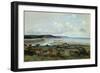 View of a Port in Brittany-null-Framed Giclee Print