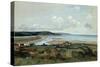 View of a Port in Brittany-null-Stretched Canvas