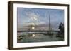 View of a Port in Holland, 1862-Johan Barthold Jongkind-Framed Premium Giclee Print