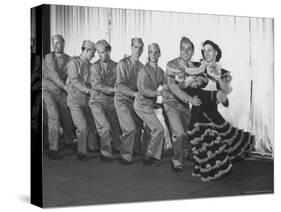 View of a Production of the Play "We're Telling You" at a WAC and Soldier Show-Charles E^ Steinheimer-Stretched Canvas