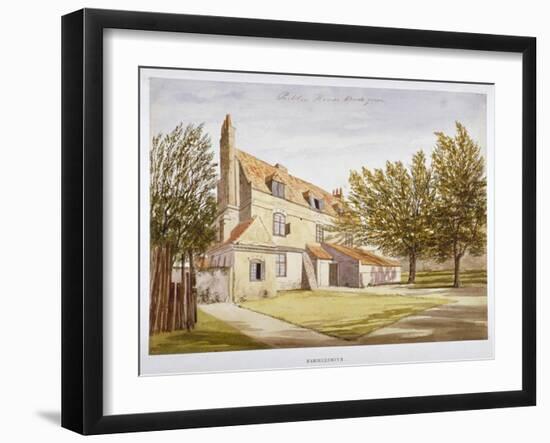 View of a Public House, Brook Green, Hammersmith, London, C1820-John Claude Nattes-Framed Giclee Print