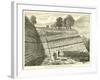 View of a Quarry "Section" or Cutting-null-Framed Giclee Print