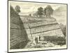 View of a Quarry "Section" or Cutting-null-Mounted Giclee Print