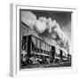 View of a Railcar Loaded with Iron Ore Moving Along the Tracks-Charles E^ Steinheimer-Framed Photographic Print