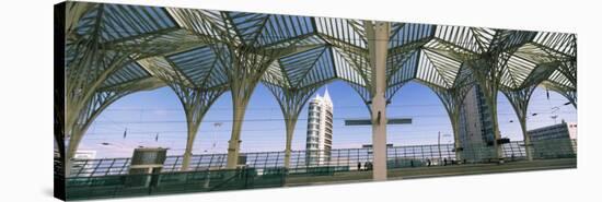 View of a Railroad Station, Oriente Station, Lisbon, Portugal-null-Stretched Canvas