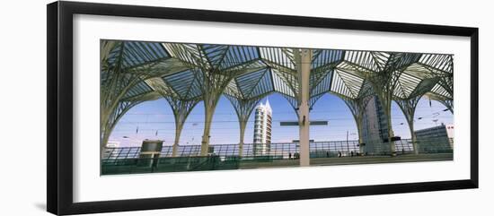 View of a Railroad Station, Oriente Station, Lisbon, Portugal-null-Framed Photographic Print