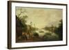 View of a River, Joost Cornelisz Droochsloot-Joost Cornelisz Droochsloot-Framed Art Print