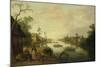 View of a River, Joost Cornelisz Droochsloot-Joost Cornelisz Droochsloot-Mounted Art Print