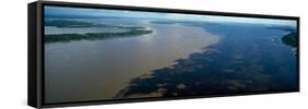 View of a River, Manaus, Amazon River, Amazonas, Brazil-null-Framed Stretched Canvas