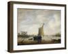 View of a River-Jeronymus van Diest II-Framed Art Print