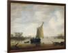 View of a River-Jeronymus van Diest II-Framed Art Print