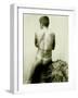 View of a Samoan Pe'A Tattoo, 19th Century-null-Framed Photographic Print