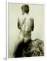 View of a Samoan Pe'A Tattoo, 19th Century-null-Framed Photographic Print