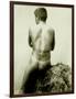 View of a Samoan Pe'A Tattoo, 19th Century-null-Framed Photographic Print