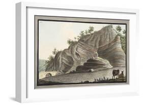 View of a Section of a Part of the Cone of Astruni Taken at the Entrance of This Volcano-Pietro Fabris-Framed Giclee Print