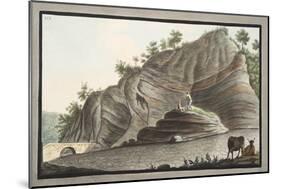 View of a Section of a Part of the Cone of Astruni Taken at the Entrance of This Volcano-Pietro Fabris-Mounted Giclee Print