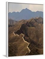 View of a Section of the Great Wall, Between Jinshanling and Simatai Near Beijing-John Woodworth-Framed Photographic Print