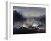 View of a Sham Fight on the Serpentine, Hyde Park, London, 1814-Charles Calvert-Framed Giclee Print