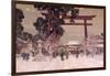 View of a Shinto Shrine, c.1889-Sir Alfred East-Framed Giclee Print