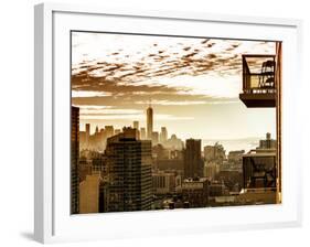 View of a Skyscraper at Sunset-Philippe Hugonnard-Framed Photographic Print