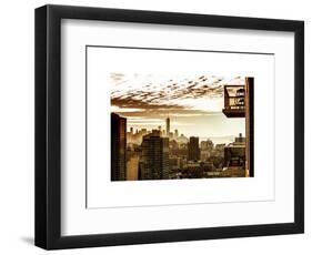 View of a Skyscraper at Sunset-Philippe Hugonnard-Framed Art Print