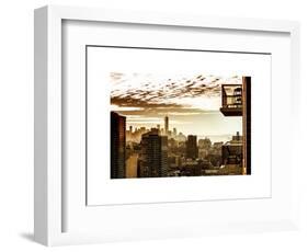 View of a Skyscraper at Sunset-Philippe Hugonnard-Framed Art Print