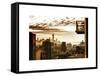 View of a Skyscraper at Sunset-Philippe Hugonnard-Framed Stretched Canvas