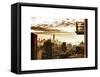 View of a Skyscraper at Sunset-Philippe Hugonnard-Framed Stretched Canvas