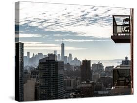 View of a Skyscraper - One World Trade Center (1WTC) and Midtown Manhattan-Philippe Hugonnard-Stretched Canvas