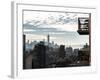 View of a Skyscraper - One World Trade Center (1WTC) and Midtown Manhattan-Philippe Hugonnard-Framed Photographic Print