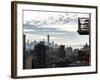 View of a Skyscraper - One World Trade Center (1WTC) and Midtown Manhattan-Philippe Hugonnard-Framed Photographic Print