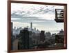 View of a Skyscraper - One World Trade Center (1WTC) and Midtown Manhattan-Philippe Hugonnard-Framed Photographic Print