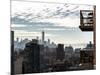 View of a Skyscraper - One World Trade Center (1WTC) and Midtown Manhattan-Philippe Hugonnard-Mounted Photographic Print