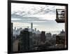 View of a Skyscraper - One World Trade Center (1WTC) and Midtown Manhattan-Philippe Hugonnard-Framed Photographic Print