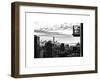 View of a Skyscraper - One World Trade Center (1WTC) and Midtown Manhattan-Philippe Hugonnard-Framed Art Print