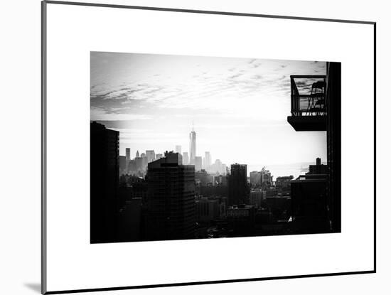 View of a Skyscraper - One World Trade Center (1WTC) and Midtown Manhattan-Philippe Hugonnard-Mounted Art Print