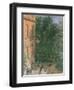 View of a Small Yard-Adolph Friedrich Erdmann von Menzel-Framed Giclee Print