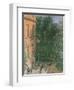 View of a Small Yard-Adolph Friedrich Erdmann von Menzel-Framed Giclee Print