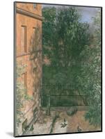 View of a Small Yard-Adolph Friedrich Erdmann von Menzel-Mounted Giclee Print