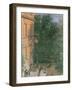 View of a Small Yard-Adolph Friedrich Erdmann von Menzel-Framed Giclee Print