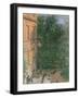 View of a Small Yard-Adolph Friedrich Erdmann von Menzel-Framed Giclee Print