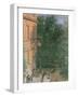 View of a Small Yard-Adolph Friedrich Erdmann von Menzel-Framed Giclee Print